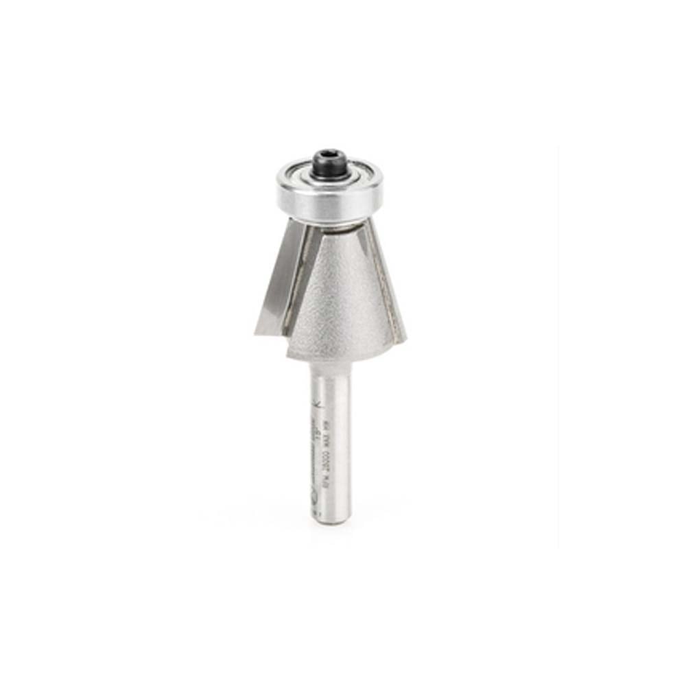 Amana Tool. Karran Stainless Steel Sink Edge Router Bit | 15°Bevel x 7⁄8 Dia x 3⁄4 x 1⁄4" Shank | 49409 