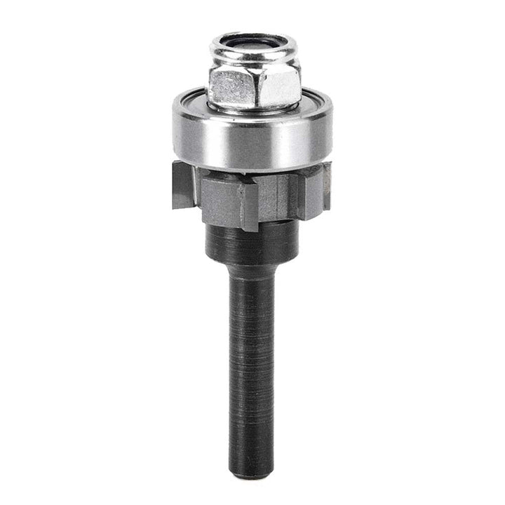 Amana Tool. 4 Wing Flush Trim Single Bevel Cutter Assembly | 7⁄8 Dia x 1⁄4 x 1⁄4" Shank | 47400 