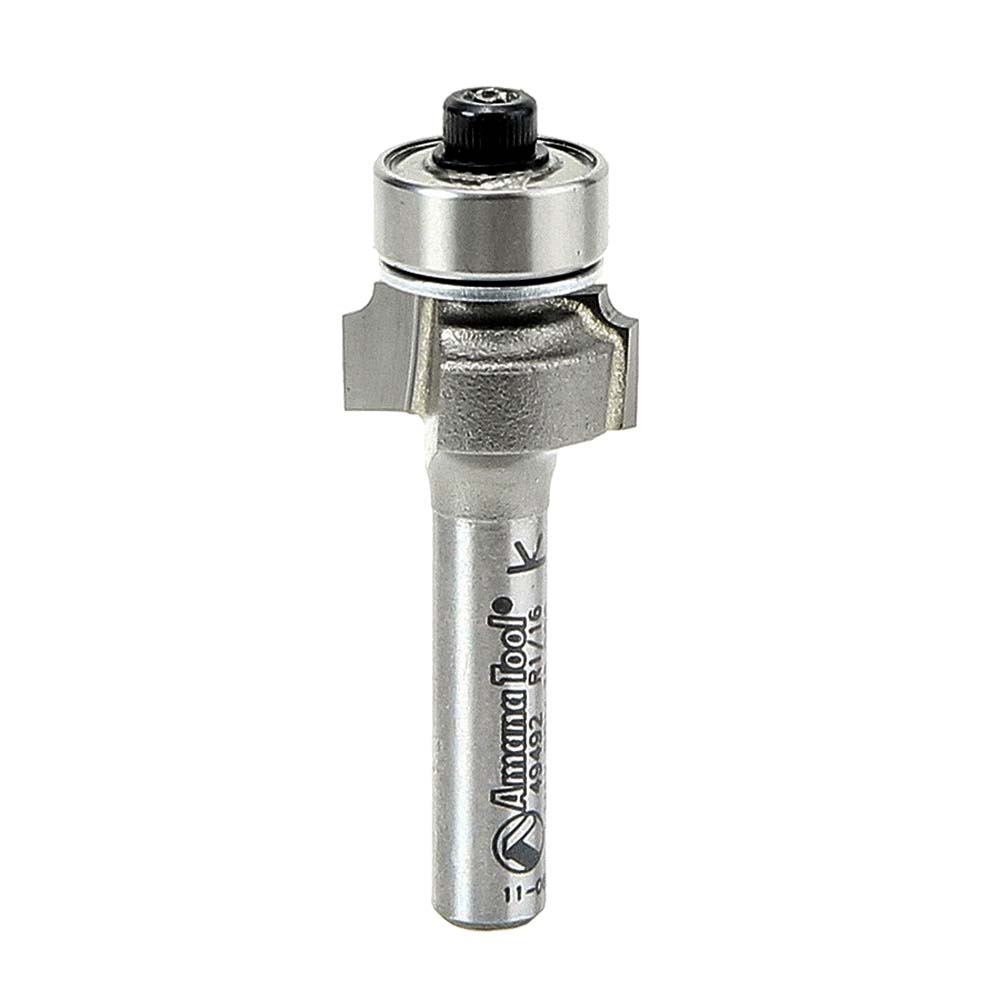 Corner Rounding Router Bit | 1⁄16 Radius x 5⁄8 Dia x 5⁄16 x 1⁄4