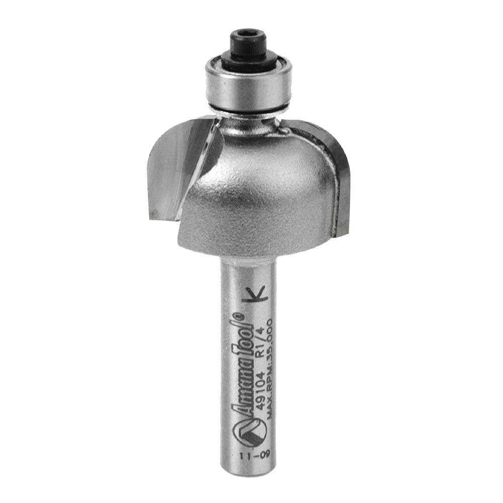 Amana Tool. Cove Router Bit | 1⁄4 Radius x 7⁄8 Dia x 9⁄16 x 1⁄4" Shank | 49104 