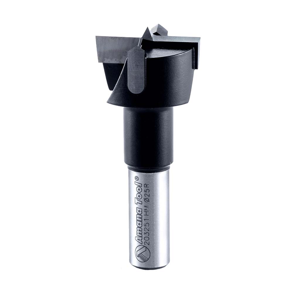 Amana Tool. Hinge Boring Bit - 25mm - 57mm Long - R/H | 203251 