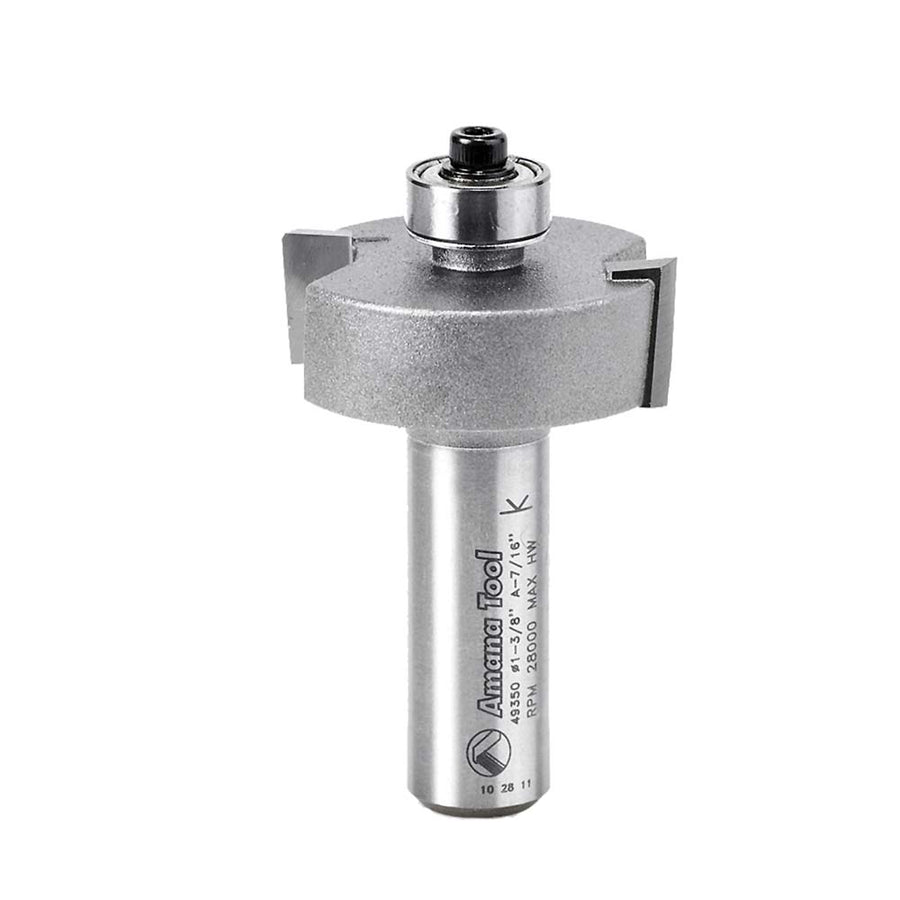 82degh Routing Bit Multi-Depth Rabbet Router Bit Set | 1 3⁄8 Dia x 1⁄2 x 1⁄2