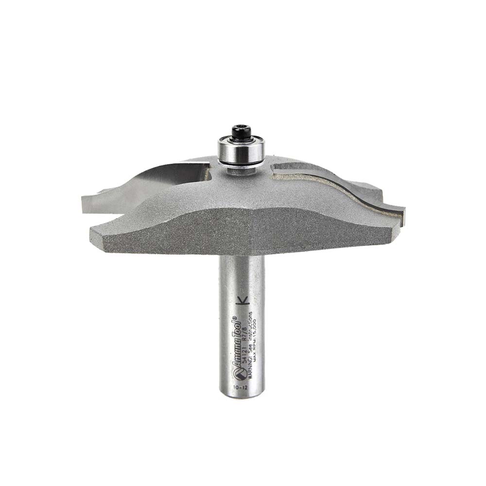 Amana Tool. Ogee Raised Panel Router Bit | 7⁄8 Radius x 3 3⁄8 Dia x 9⁄16 x 1⁄2" Shank | 54121 