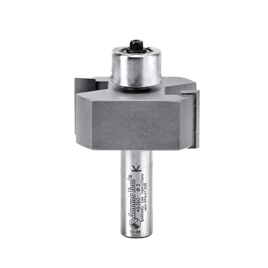 Amana Tool. Superabbet Router Bit | 2 Dia x 7⁄8 x 1⁄2" Shank | 49360 