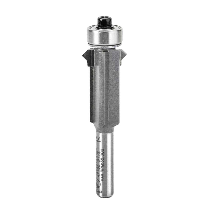 Amana Tool. Flush Trim 'V' Groove Router Bit | 5⁄8 Dia x 1" x 1⁄4 Shank | 47160 