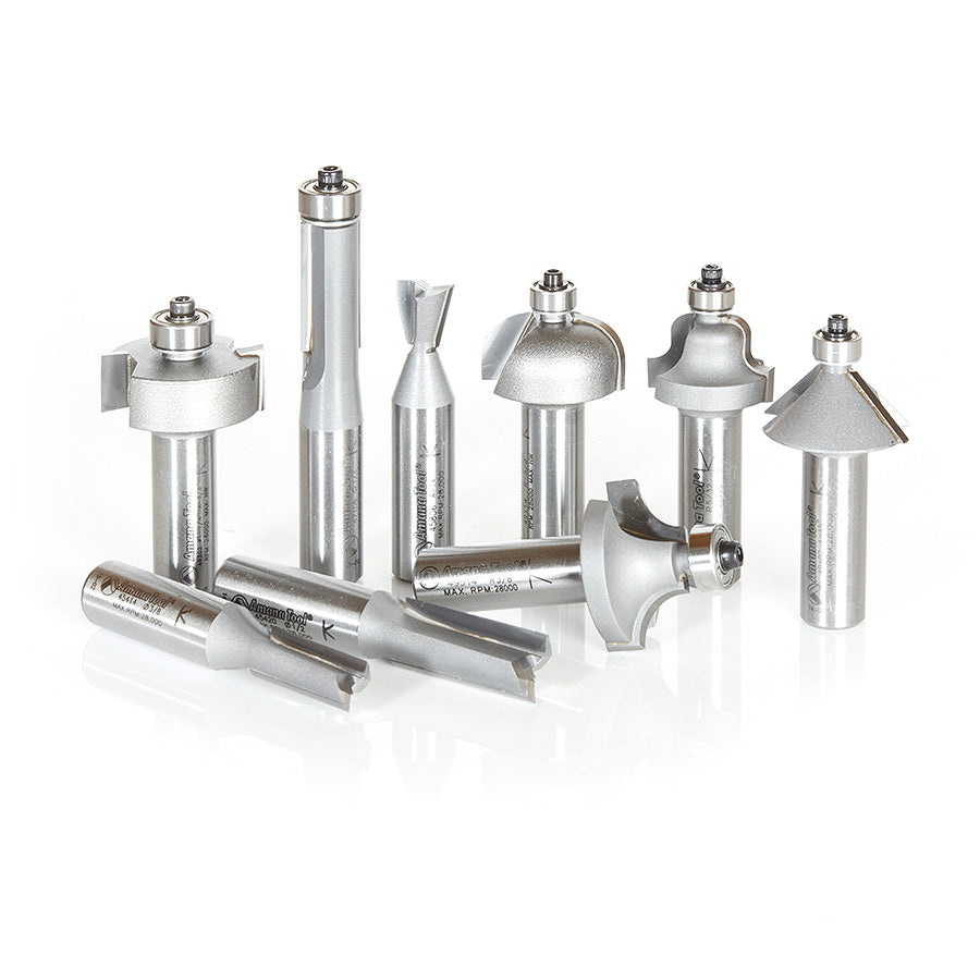 Router Bit Set | 11 Piece | 1⁄2