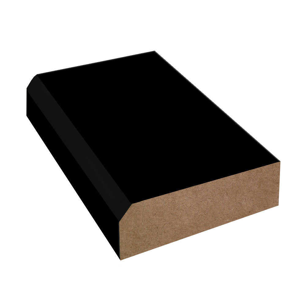 Black - 909 -  Formica Laminate Decorative Bevel Edge 