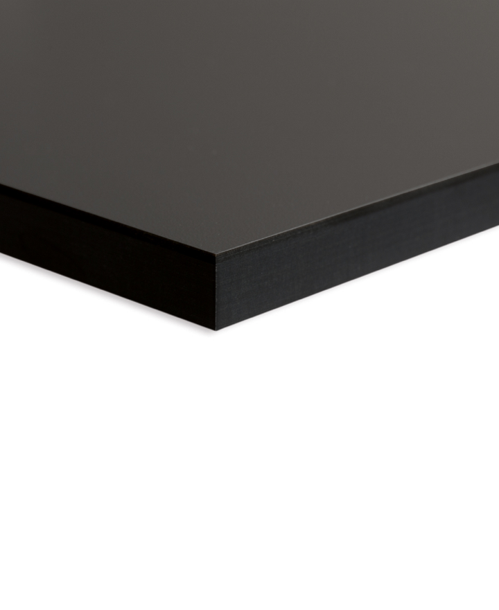 OPAK Black - Compact Slab Tables - Ultra-Matte Finish