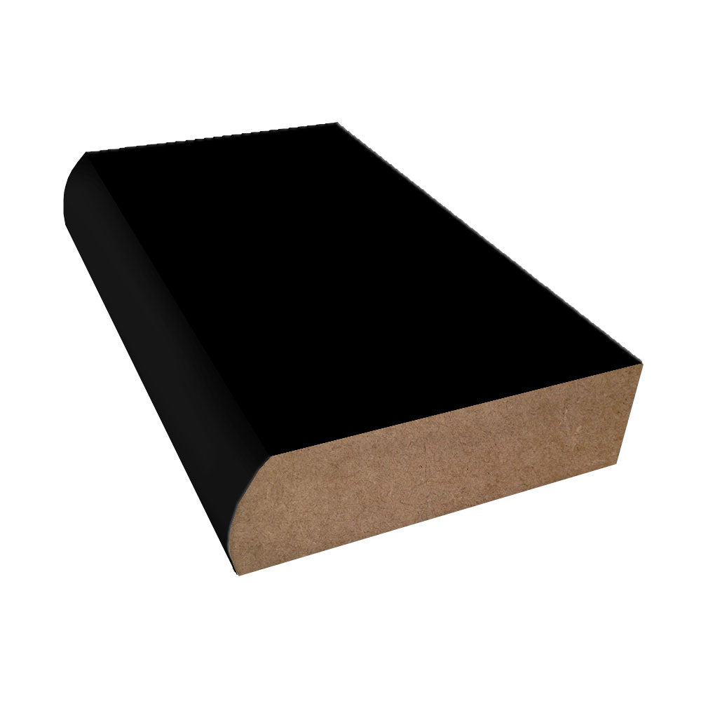 Black - 909 -   Formica Laminate Decorative Bullnose Edge 