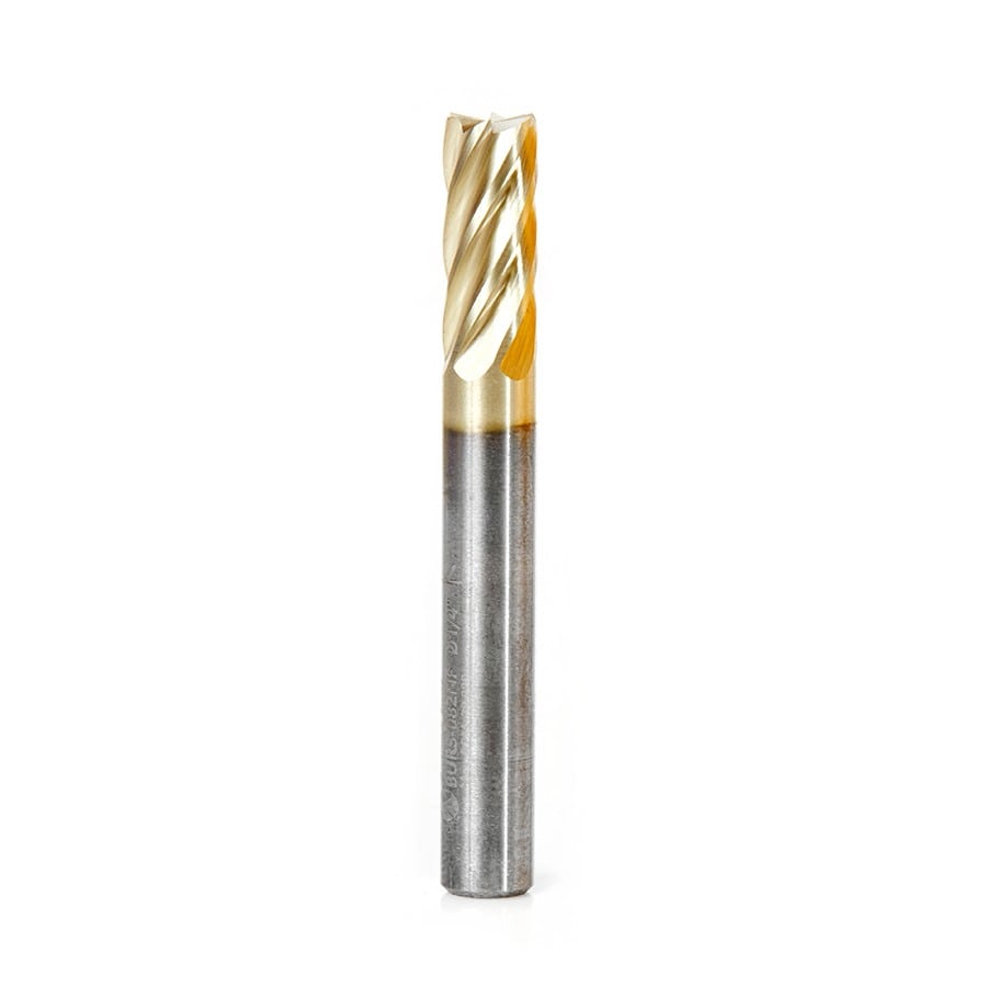 Amana Tool. SB Burrs Cylindrical with End Non-Ferrous Burr Bit | 1⁄4 Dia x 5⁄8 x 1⁄4 Shank | BURS-082NF 