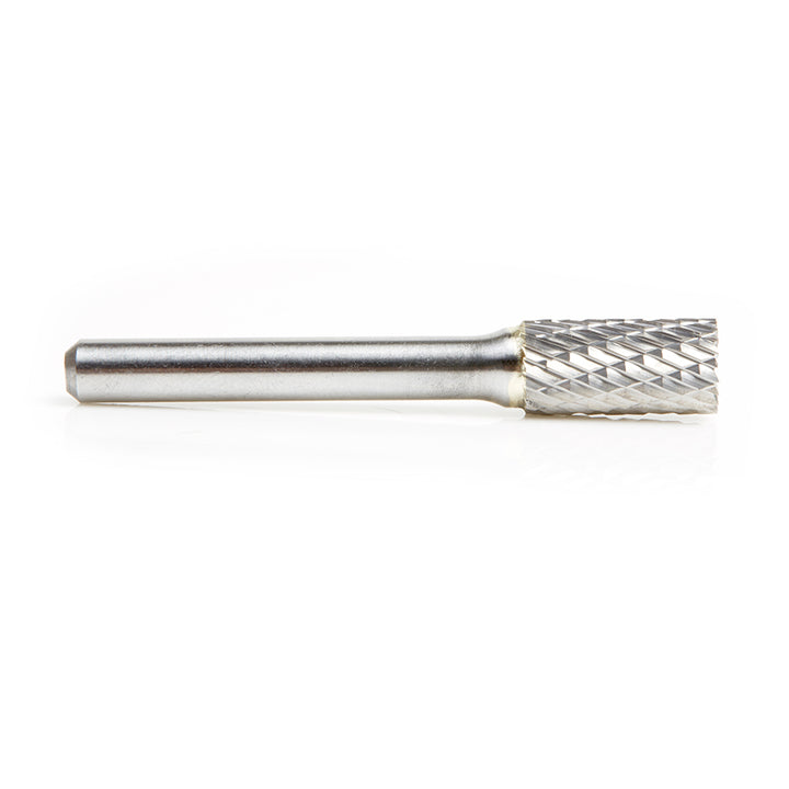 Amana Tool. SB Burrs Cylindrical with End Double Cut Burr Bit | 3⁄8 Dia x 3⁄4 x 1⁄4 Shank | BURS-084 