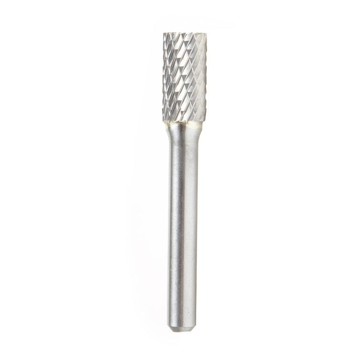 Amana Tool. SB Burrs Cylindrical with End Double Cut Burr Bit | 3⁄8 Dia x 3⁄4 x 1⁄4 Shank | BURS-084 