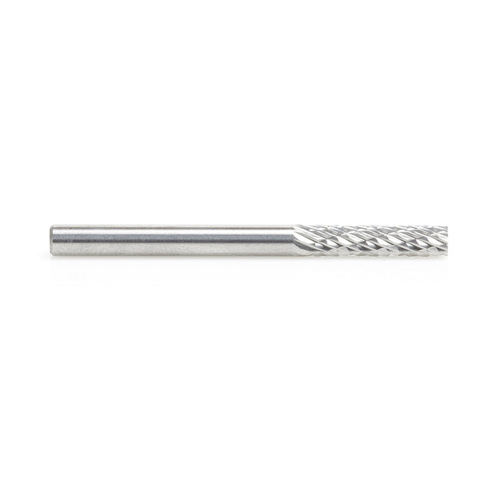 Amana Tool. SA Cylindrical No End Double Cut Burr Bit | 1⁄8 Dia x 9⁄16 x 1⁄8 Shank Burr Bit | BURS-098 