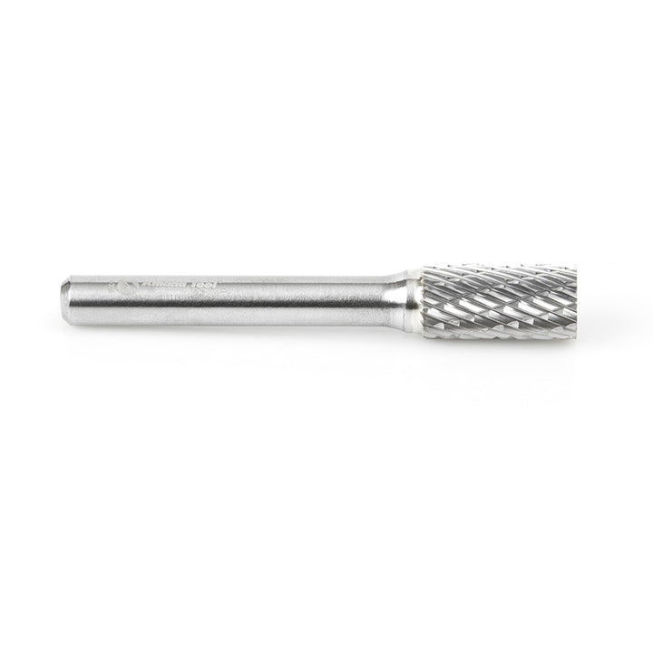 Amana Tool. SA Cylindrical No End Double Cut Burr Bit | 3⁄8 Dia x 3⁄4 x 1⁄4 Shank | BURS-102 