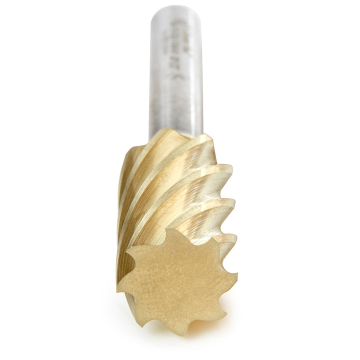 Amana Tool. SA Cylindrical No End Non-Ferrous Burr Bit | 1⁄2 Dia x 1 x 1⁄4 Shank | BURS-104NF 