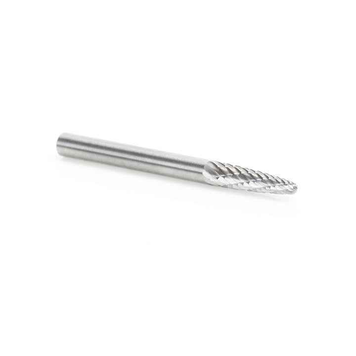 Amana Tool. SF Burrs Tree Double Cut Burr Bit | 1⁄8 Dia x 1⁄2 x 1⁄8 Shank | BURS-138 