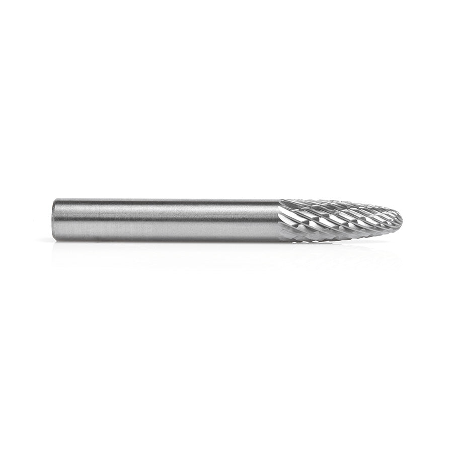 Amana Tool. SF Burrs Tree Double Cut Burr Bit | 1⁄4 Dia x 5⁄8 x 1⁄4 Shank | BURS-140 