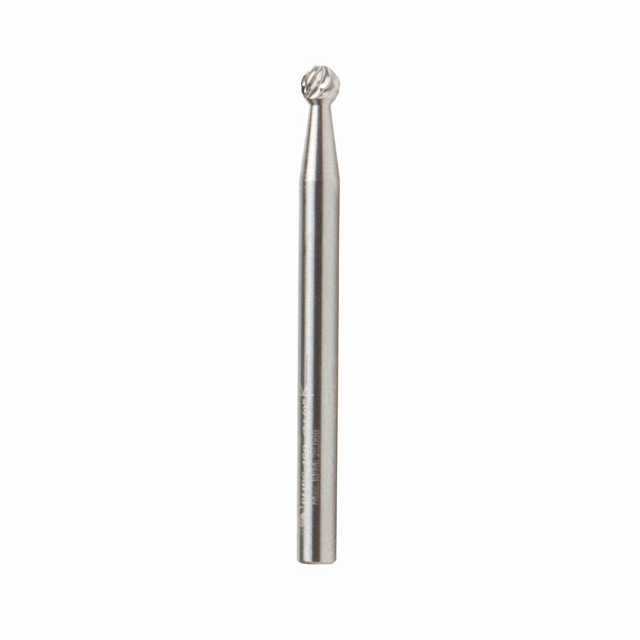 Amana Tool. SD Burrs Ball Double Cut Burr Bit | 1⁄8 Dia x 1⁄8 x 1⁄8 Shank | BURS-150 