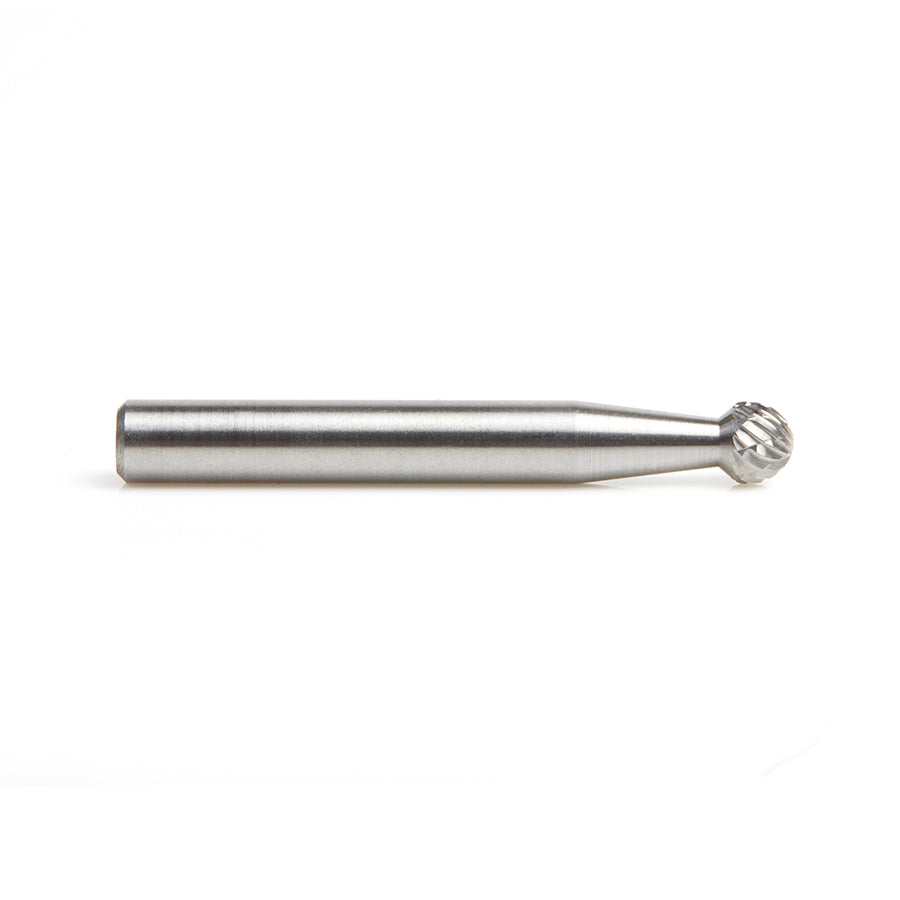 Amana Tool. SD Burrs Ball Double Cut Burr Bit | 1⁄4 Dia x 7⁄32 x 1⁄4 Shank | BURS-152 