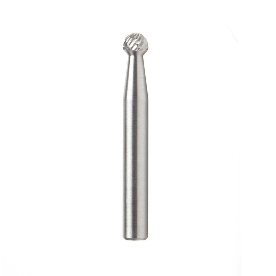 Amana Tool. SD Burrs Ball Double Cut Burr Bit | 1⁄4 Dia x 7⁄32 x 1⁄4 Shank | BURS-152 