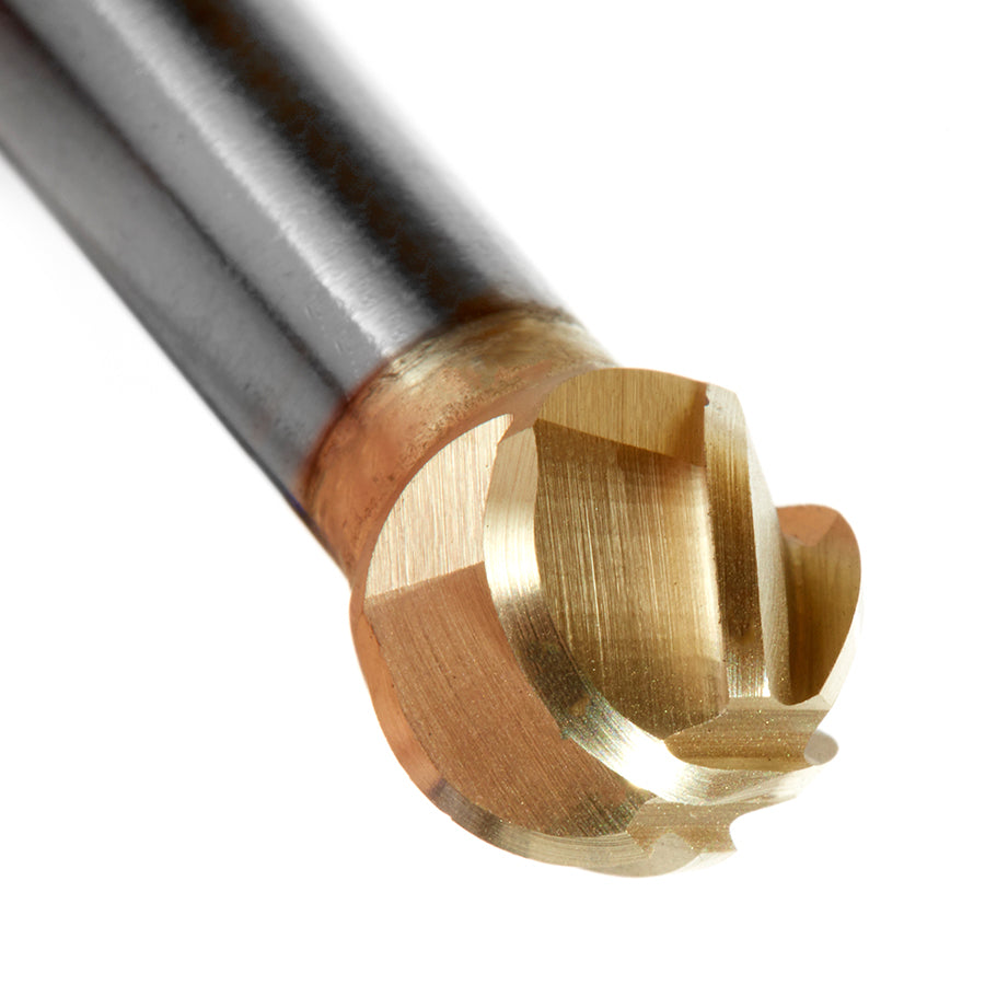 Amana Tool. SD Burrs Ball Non-Ferrous Burr Bit | 3⁄8 Dia x 5⁄16 x 1⁄4 Shank | BURS-154NF 