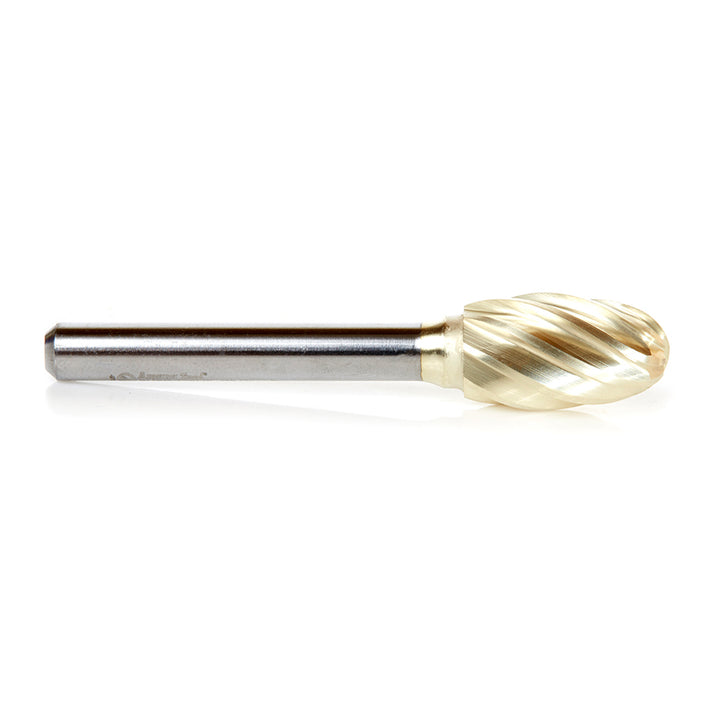 Amana Tool. SE Burrs Oval Non-Ferrous Burr Bit | 1⁄2 Dia x 7⁄8 x 1⁄4 Shank | BURS-178NF 