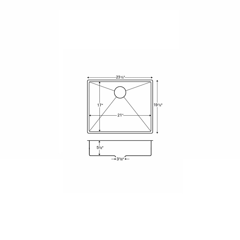 Draw/Dimensions of Edge E-525 