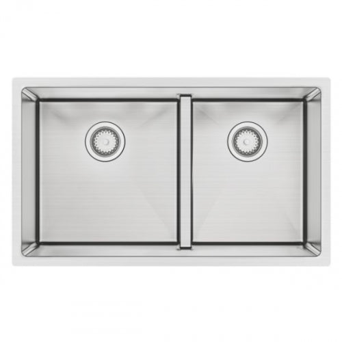 Karran Undermount Stainless Steel Double Bowl Sink - Elite EL-77