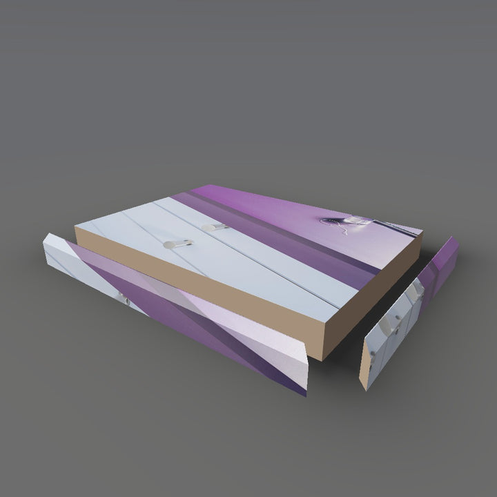 Formica 6903 exploded view - deck, bevel trim and MDF core