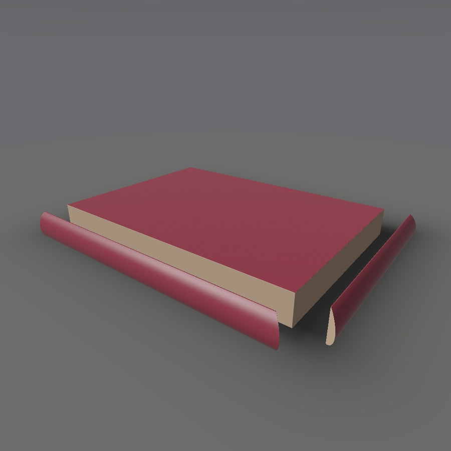 Formica 7966 exploded view - deck, bullnose trim and MDF core