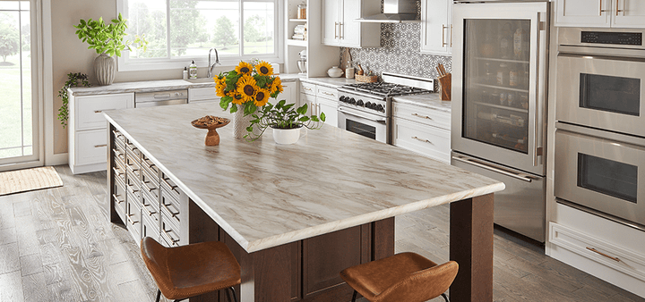 5010 Drama Marble - Wilsonart Laminate Textured Gloss Finish