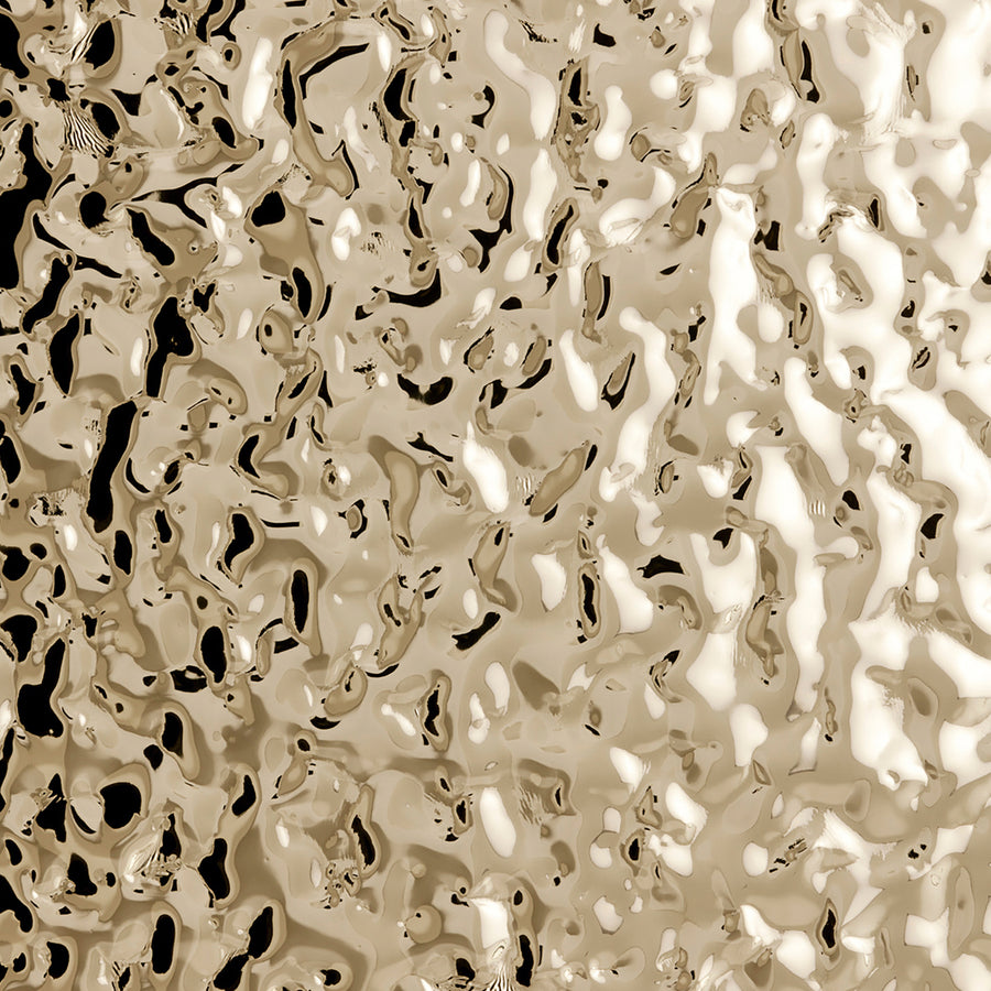 Lava Goldtone - M4937 - Formica DecoMetal Laminate Sample