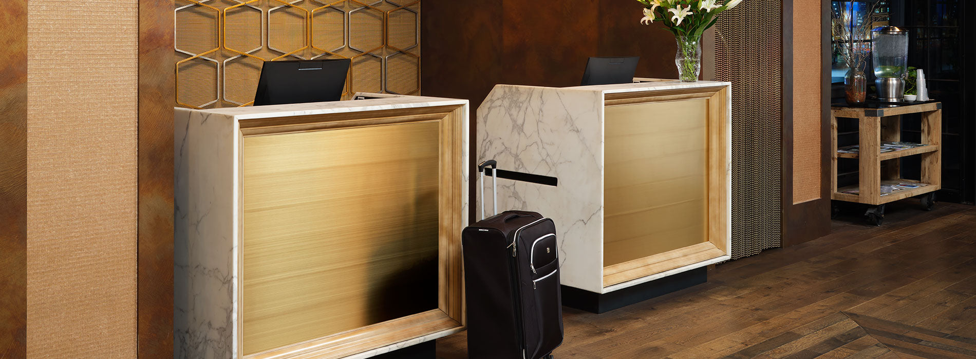 Wax Rubbed Brass - M9956 - Formica DecoMetal Laminate