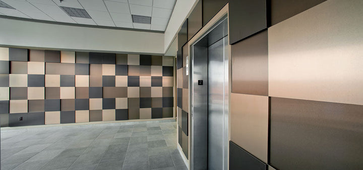 Satin Brushed Light Bronze Aluminum - 6261 - Wilsonart DecoMetal
