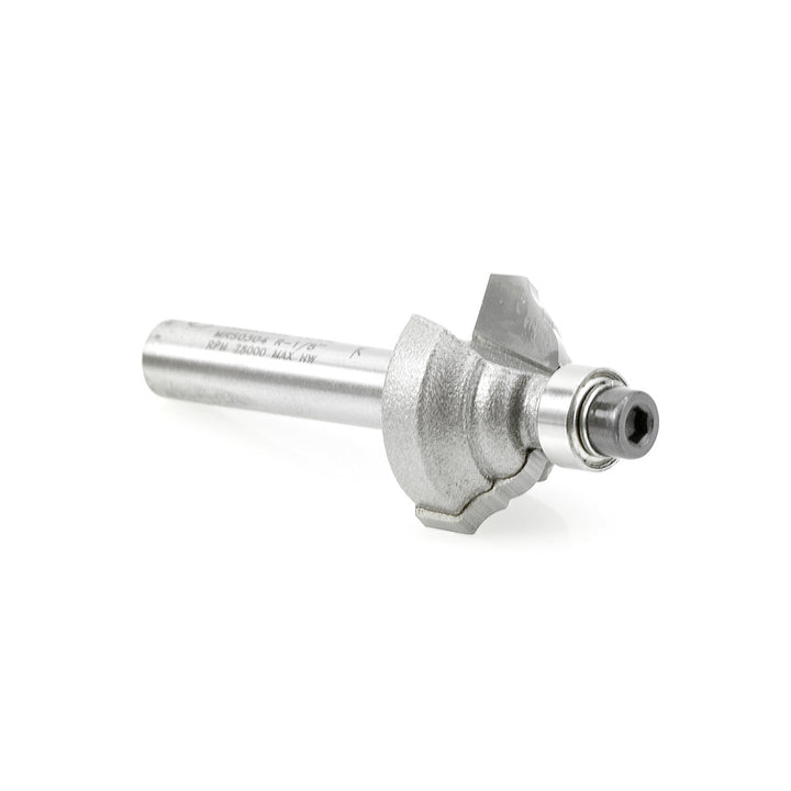 Amana Tool. Miniature Classical Router Bit | 1⁄8 Radius x 25⁄32 Dia x 3⁄8 x 1⁄4" Shank | MRS0304 