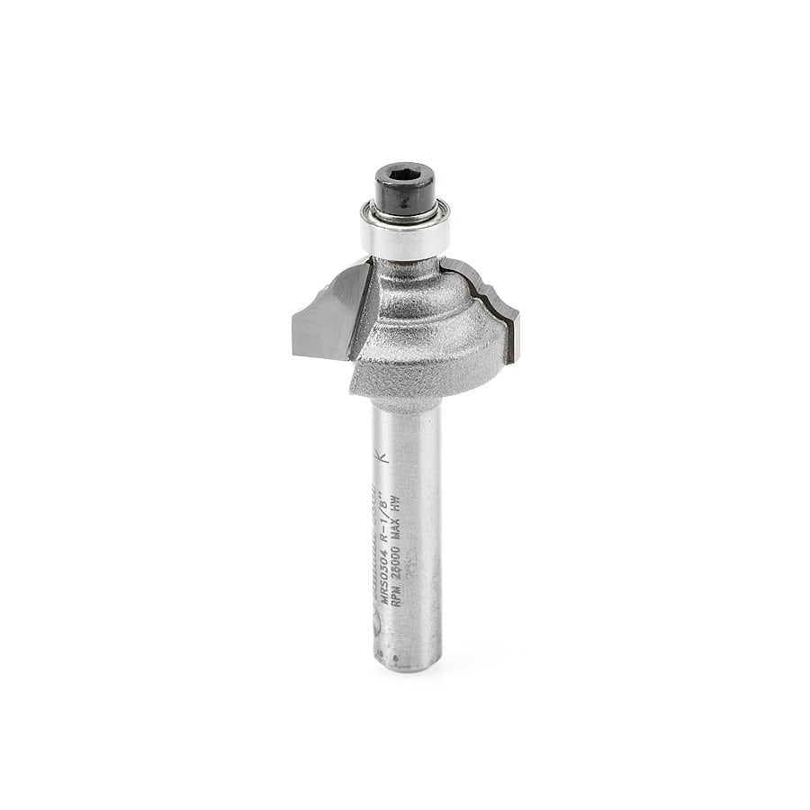 Amana Tool. Miniature Classical Router Bit | 1⁄8 Radius x 25⁄32 Dia x 3⁄8 x 1⁄4" Shank | MRS0304 