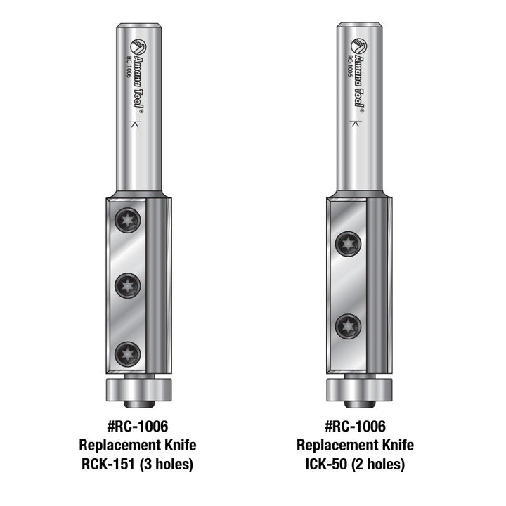 Amana Tool. Flush Trim Router Bit | 3⁄4 Dia x 50mm x 1⁄2" Shank | RC-1006 