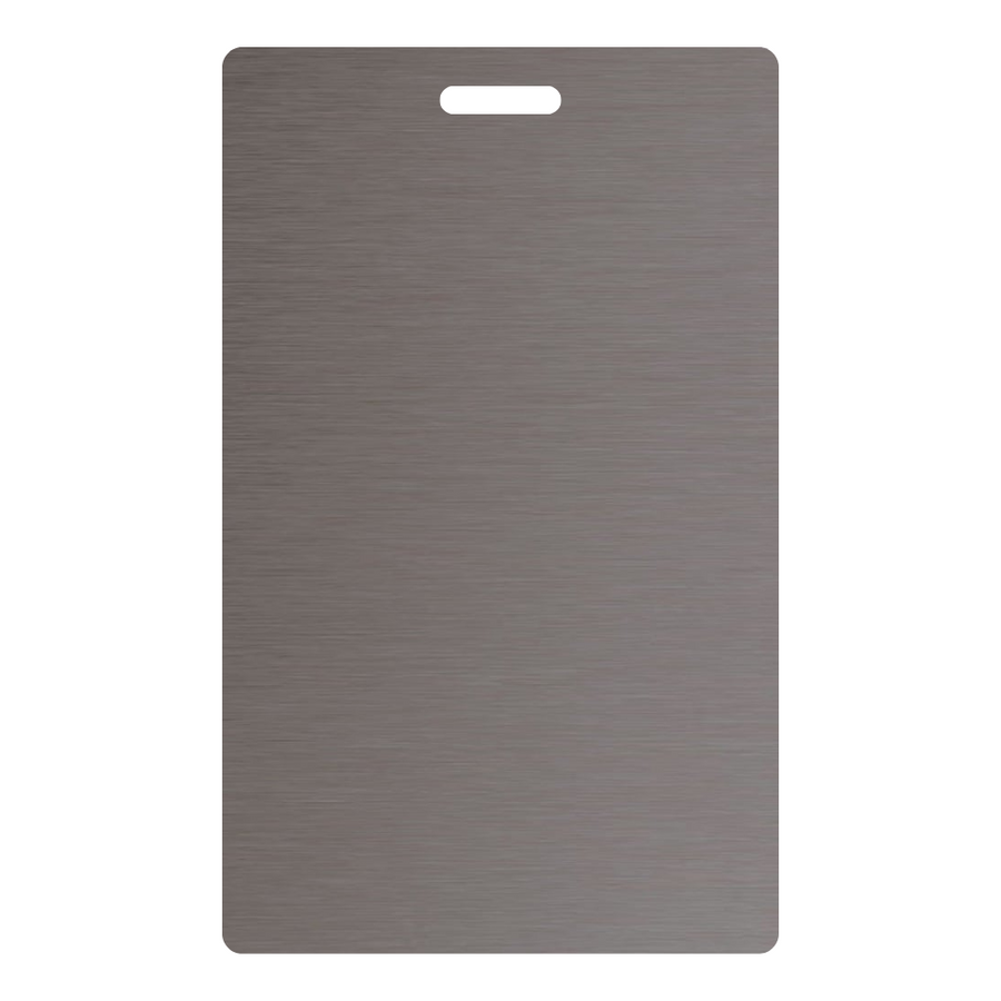 Satin Brushed Smoke Aluminum - 6281 - Wilsonart DecoMetal Laminate Sample