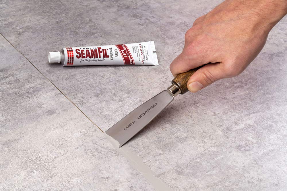 Filling seams with Seamfil