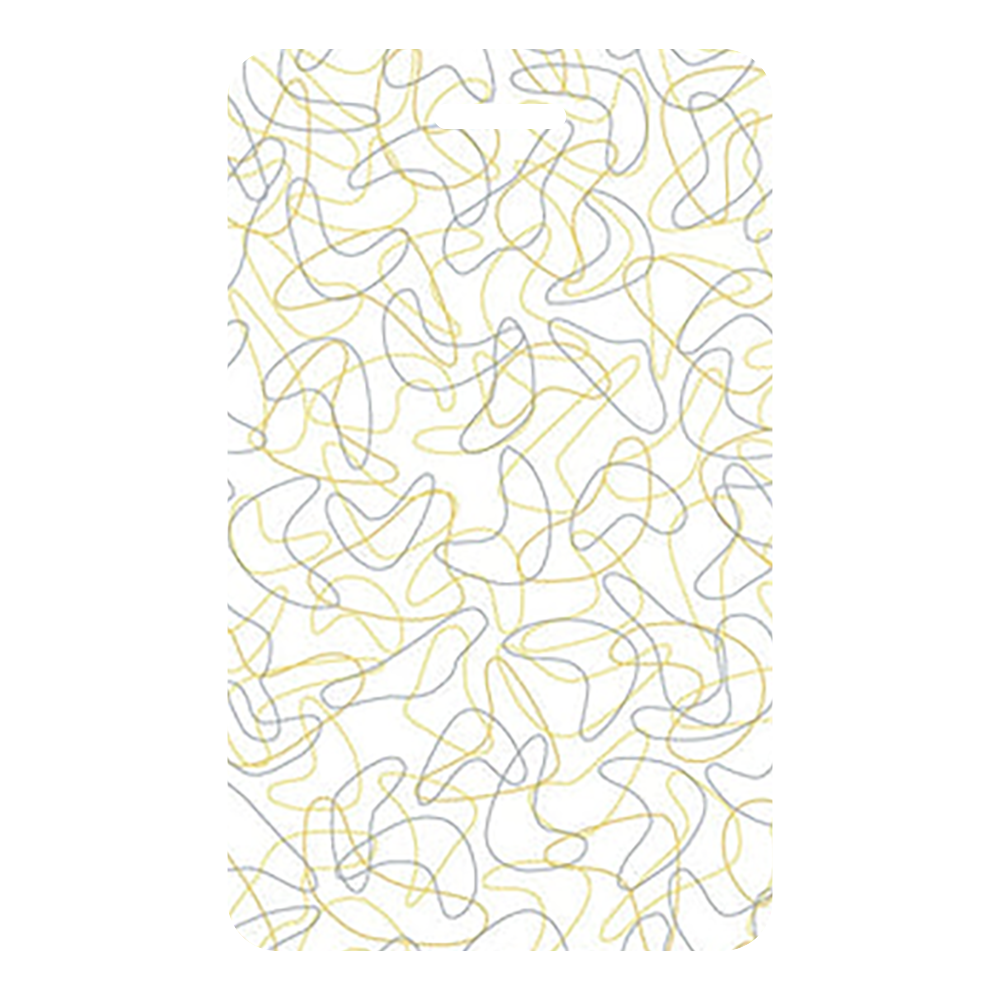 Yellow Glacier Boomerang - Y0528 - Wilsonart Virtual Design Library Laminate Sample