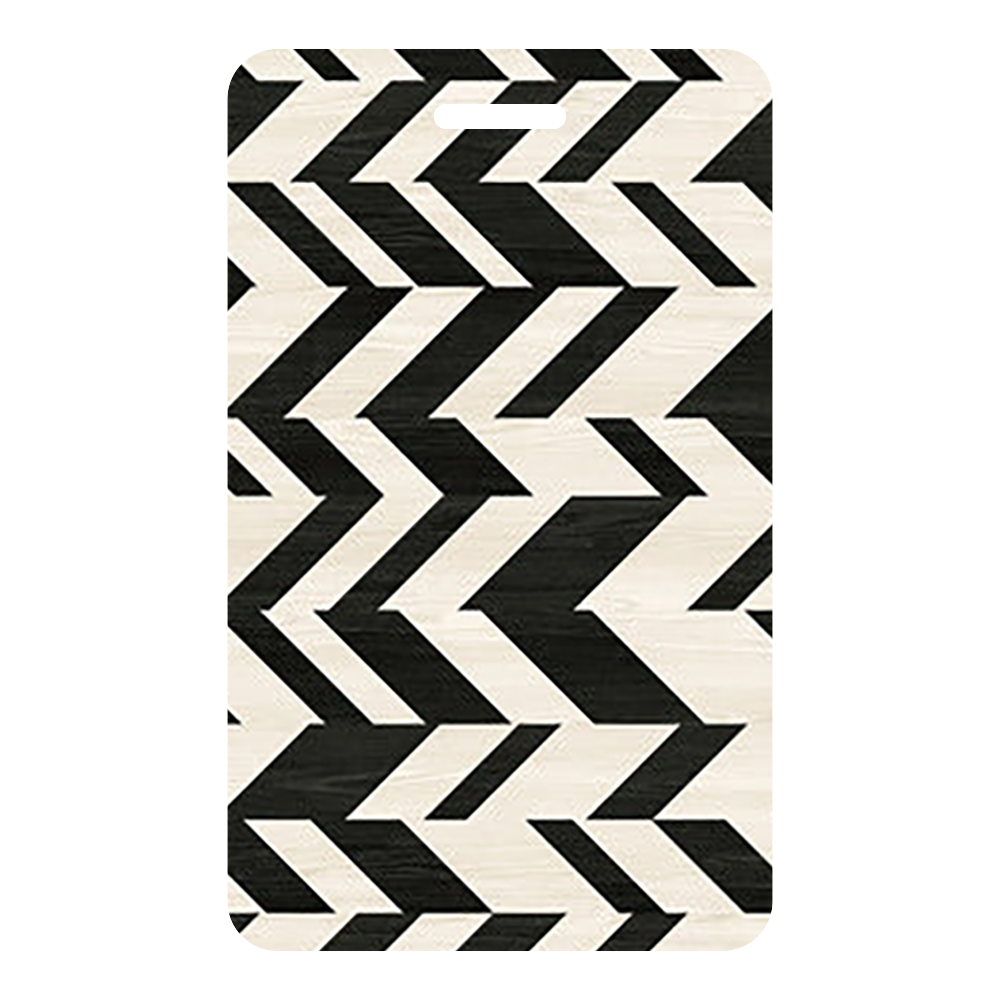 Ebony Modern Chevron - Y0595 - Wilsonart Virtual Design Library Laminate Sample